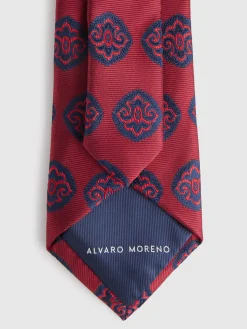 Alvaro Moreno Corbatas|Corbatas|CORBATA JACQUARD MF Rojo