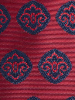 Alvaro Moreno Corbatas|Corbatas|CORBATA JACQUARD MF Rojo