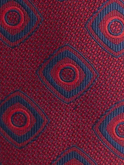 Alvaro Moreno Corbatas|Corbatas|CORBATA JACQUARD MF Rojo
