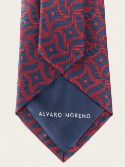 Alvaro Moreno Corbatas|Corbatas|CORBATA JACQUARD MF Rojo