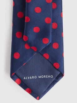 Alvaro Moreno Corbatas|Corbatas|CORBATA JACQUARD MF Rojo