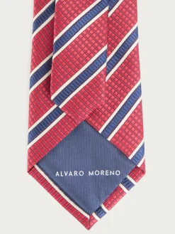 Alvaro Moreno Corbatas|Corbatas|CORBATA JACQUARD MF Rojo