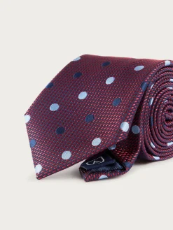 Alvaro Moreno Corbatas|Corbatas|CORBATA JACQUARD MF Rojo