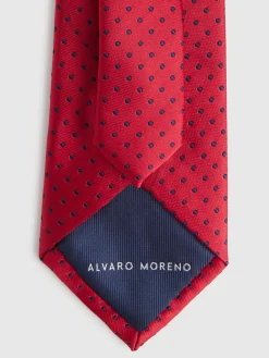 Alvaro Moreno Corbatas|Corbatas|CORBATA JACQUARD MF Rojo