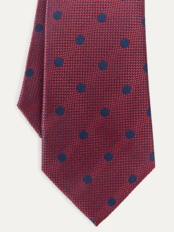 Alvaro Moreno Corbatas|Corbatas|CORBATA JACQUARD MF Rojo