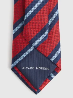 Alvaro Moreno Corbatas|Corbatas|CORBATA JACQUARD MF Rojo