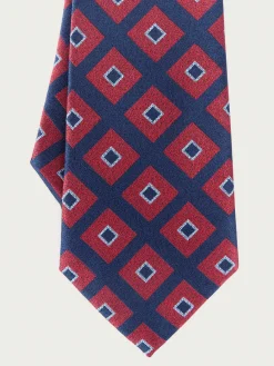 Alvaro Moreno Corbatas|Corbatas|CORBATA JACQUARD MF Rojo