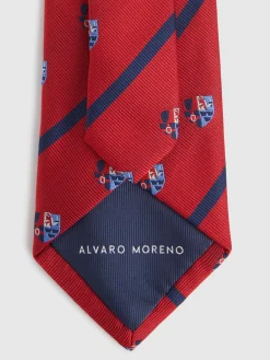 Alvaro Moreno Corbatas|Corbatas|CORBATA JACQUARD MF Rojo
