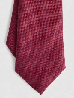 Alvaro Moreno Corbatas|Corbatas|CORBATA JACQUARD MF Rojo