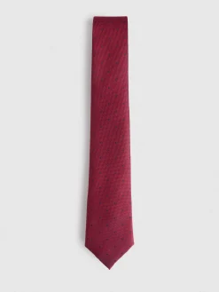 Alvaro Moreno Corbatas|Corbatas|CORBATA JACQUARD MF Rojo