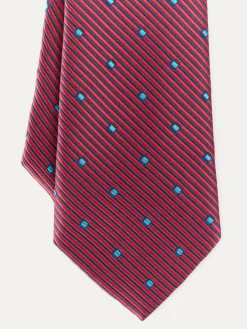 Alvaro Moreno Corbatas|Corbatas|CORBATA JACQUARD MF Rojo
