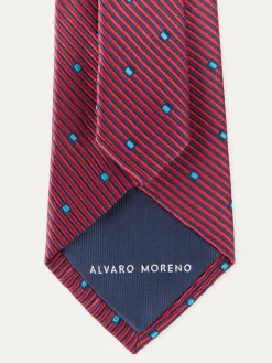 Alvaro Moreno Corbatas|Corbatas|CORBATA JACQUARD MF Rojo