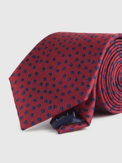 Alvaro Moreno Corbatas|Corbatas|CORBATA JACQUARD MF Rojo