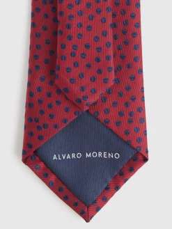 Alvaro Moreno Corbatas|Corbatas|CORBATA JACQUARD MF Rojo