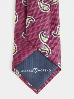 Alvaro Moreno Corbatas|Corbatas|CORBATA JACQUARD MF Rosa