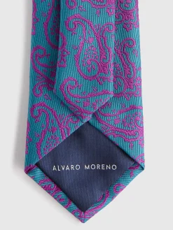 Alvaro Moreno Corbatas|Corbatas|CORBATA JACQUARD MF Rosa