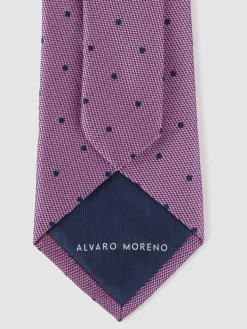Alvaro Moreno Corbatas|Corbatas|CORBATA JACQUARD MF Rosa