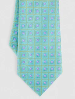 Alvaro Moreno Corbatas|Corbatas|CORBATA JACQUARD MF Turquesa