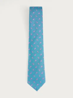 Alvaro Moreno Corbatas|Corbatas|CORBATA JACQUARD MF Turquesa
