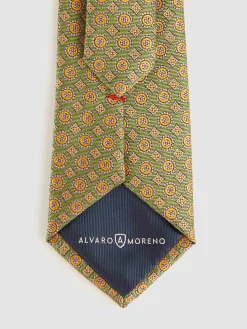 Alvaro Moreno Corbatas|Corbatas|CORBATA JACQUARD MF Verde