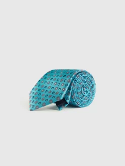 Alvaro Moreno Corbatas|Corbatas|CORBATA JACQUARD MF Verde Agua