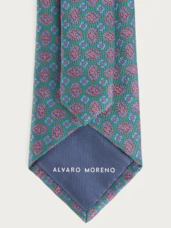 Alvaro Moreno Corbatas|Corbatas|CORBATA JACQUARD MF Verde