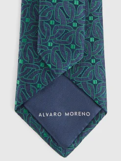 Alvaro Moreno Corbatas|Corbatas|CORBATA JACQUARD MF Verde