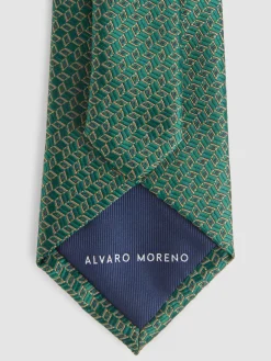 Alvaro Moreno Corbatas|Corbatas|CORBATA JACQUARD MF Verde