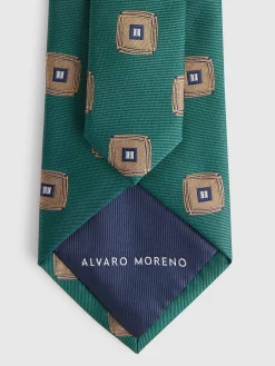 Alvaro Moreno Corbatas|Corbatas|CORBATA JACQUARD MF Verde