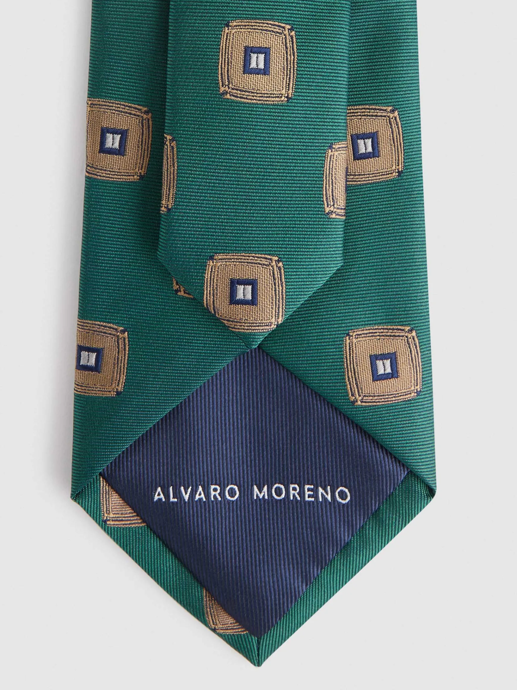 Alvaro Moreno Corbatas|Corbatas|CORBATA JACQUARD MF Verde
