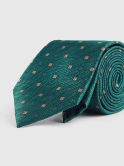 Alvaro Moreno Corbatas|Corbatas|CORBATA JACQUARD MF Verde