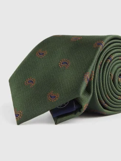 Alvaro Moreno Corbatas|Corbatas|CORBATA JACQUARD MF Verde