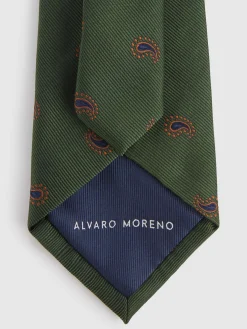 Alvaro Moreno Corbatas|Corbatas|CORBATA JACQUARD MF Verde