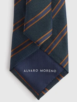 Alvaro Moreno Corbatas|Corbatas|CORBATA JACQUARD MF Verde