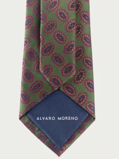 Alvaro Moreno Corbatas|Corbatas|CORBATA JACQUARD MF Verde