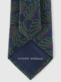 Alvaro Moreno Corbatas|Corbatas|CORBATA JACQUARD MF Verde