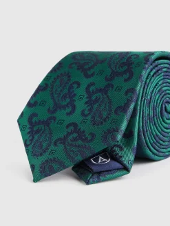 Alvaro Moreno Corbatas|Corbatas|CORBATA JACQUARD MF Verde