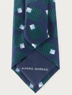 Alvaro Moreno Corbatas|Corbatas|CORBATA JACQUARD MF Verde