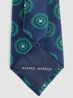 Alvaro Moreno Corbatas|Corbatas|CORBATA JACQUARD MF Verde