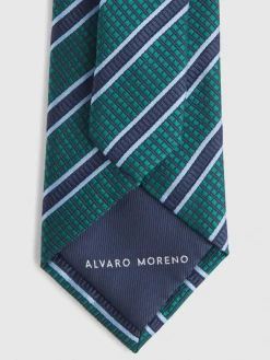 Alvaro Moreno Corbatas|Corbatas|CORBATA JACQUARD MF Verde