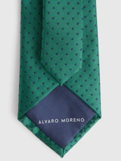 Alvaro Moreno Corbatas|Corbatas|CORBATA JACQUARD MF Verde