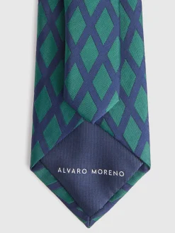 Alvaro Moreno Corbatas|Corbatas|CORBATA JACQUARD MF Verde