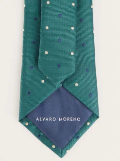 Alvaro Moreno Corbatas|Corbatas|CORBATA JACQUARD MF Verde