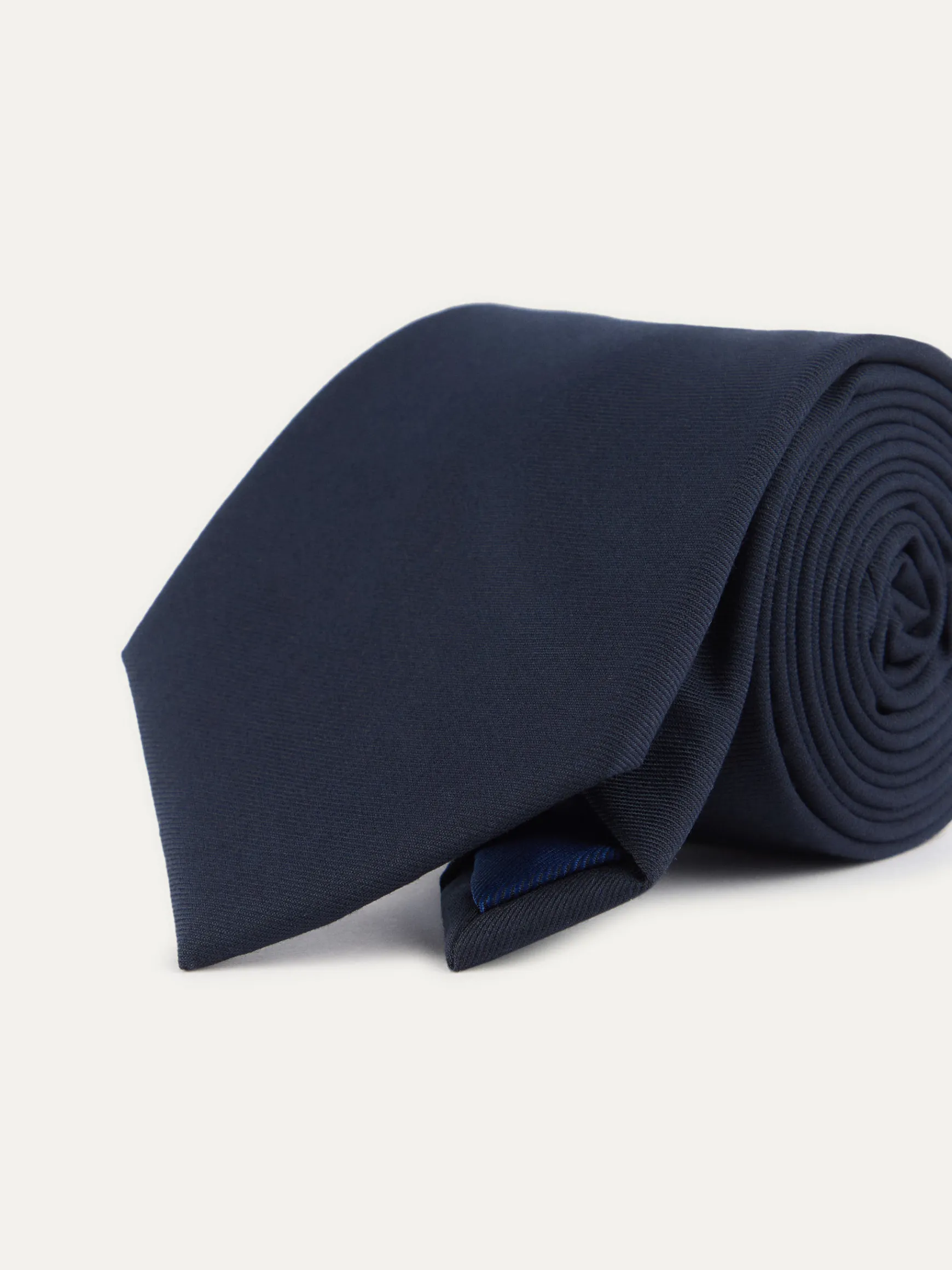Alvaro Moreno Corbatas|Corbatas|CORBATA LISA MATE Azul Marino