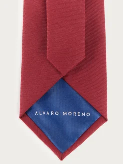 Alvaro Moreno Corbatas|Corbatas|CORBATA LISA MATE Rojo