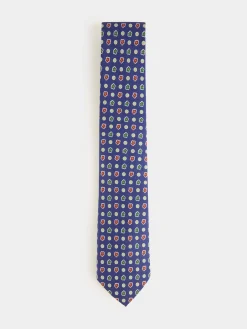 Alvaro Moreno Corbatas|Corbatas|CORBATA PRINTED Azul