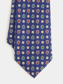Alvaro Moreno Corbatas|Corbatas|CORBATA PRINTED Azul
