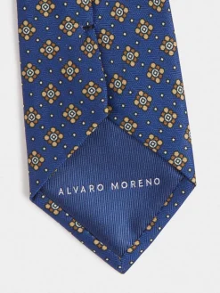 Alvaro Moreno Corbatas|Corbatas|CORBATA PRINTED Azul