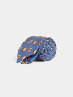 Alvaro Moreno Corbatas|Corbatas|CORBATA PRINTED Azul