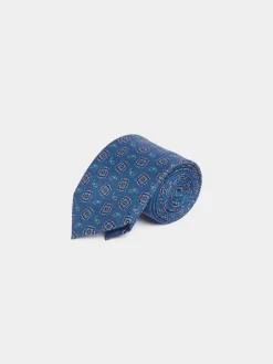 Alvaro Moreno Corbatas|Corbatas|CORBATA PRINTED Azul